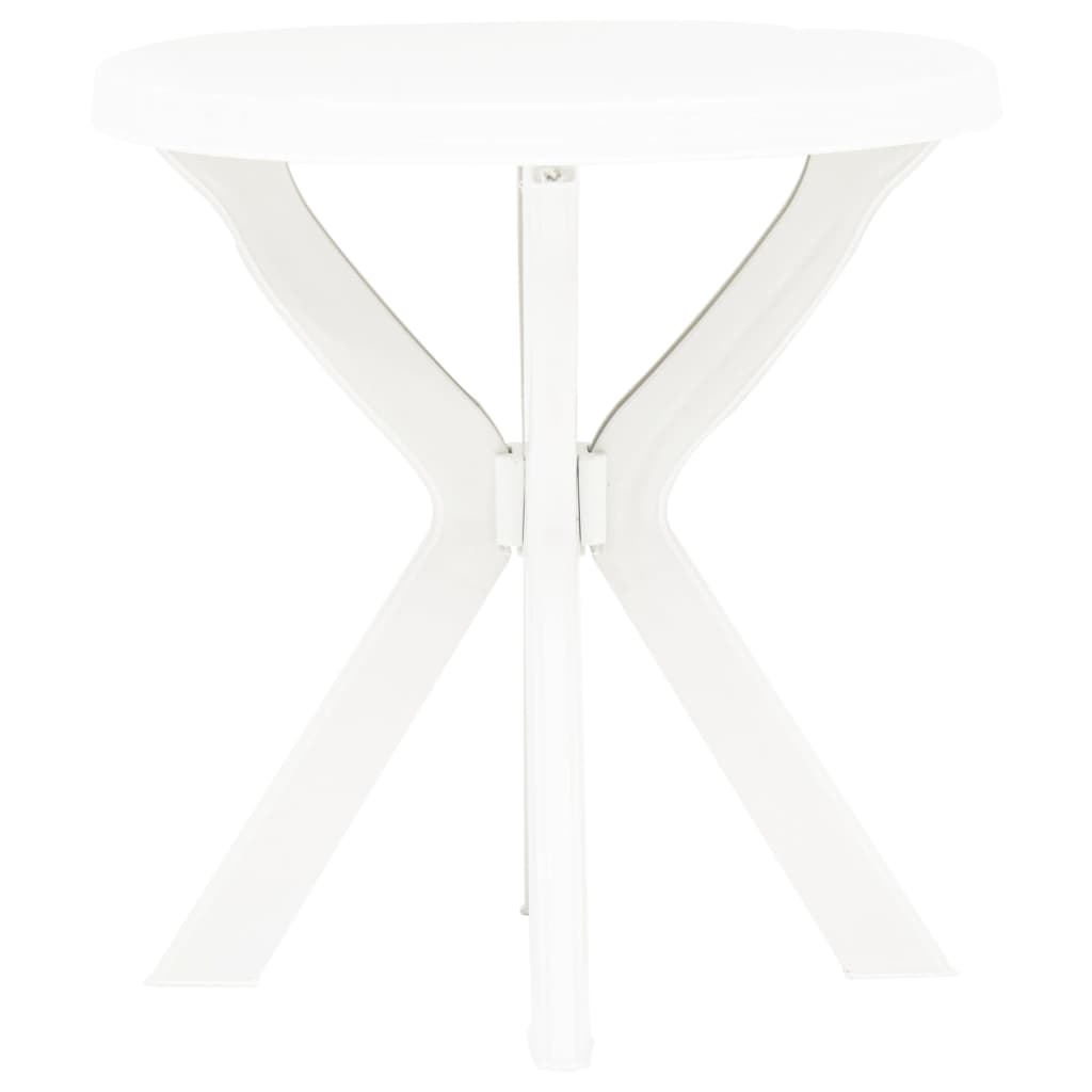 HKH Mesa de Bistrô Ã˜70 Cm Plástico - Branco
