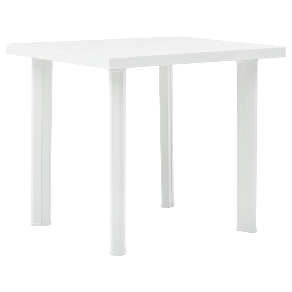 HKH Mesa de Jardim 80x75x72 Cm Plástico - Branco