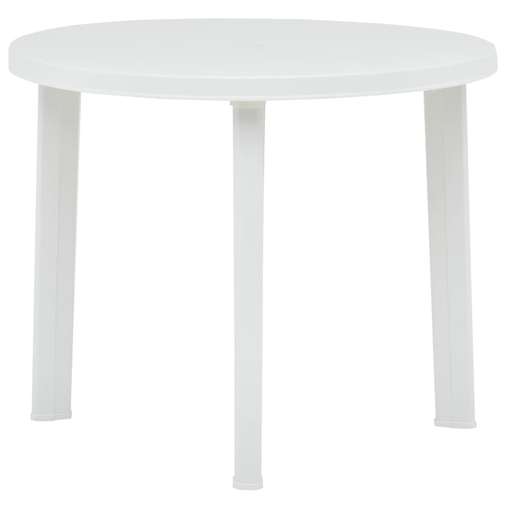 HKH Mesa de Jardim 89 Cm Plástico - Branco