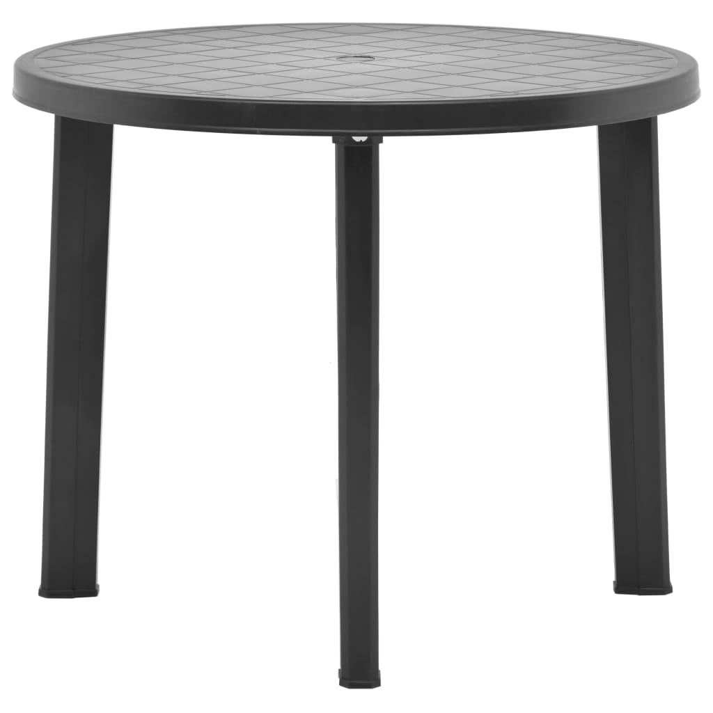 HKH Mesa de Jardim 89 Cm Plástico - Antracite