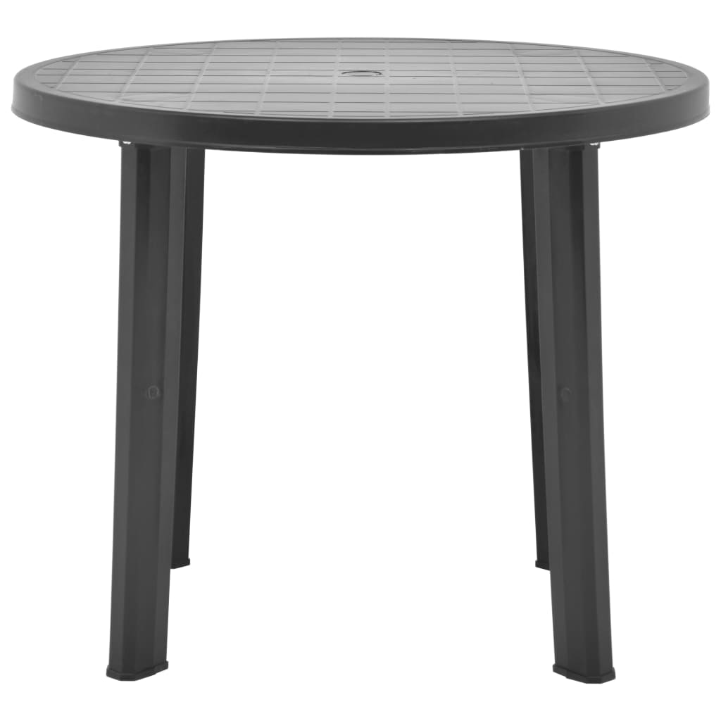 HKH Mesa de Jardim 89 Cm Plástico - Antracite