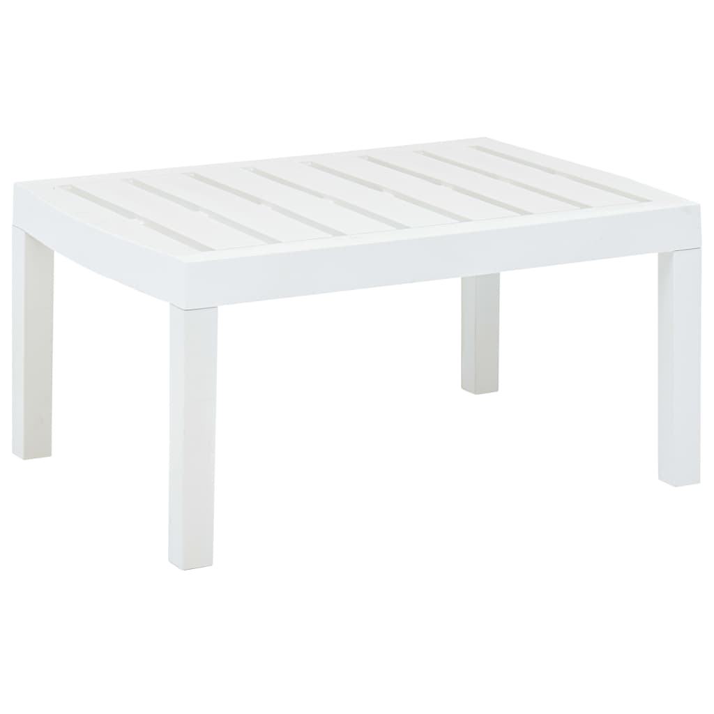 HKH Mesa de Jardim 78x55x38 Cm Plástico - Branco