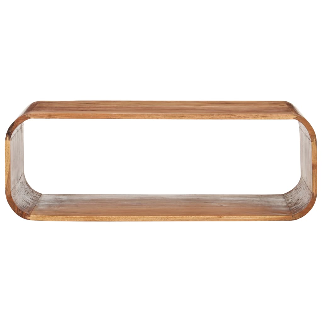 HKH Mesa de Centro em Madeira de Acácia Maciça