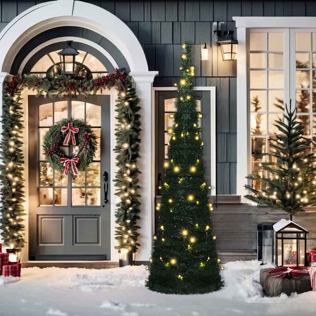 HKH Árvore Natal Pop-Up Artificial Pré-Iluminada - Verde