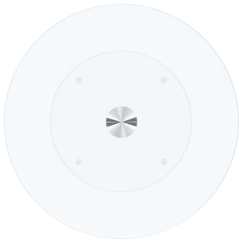 HKH Mesa de Centro 40 Cm Temperado Transparente em Vidro