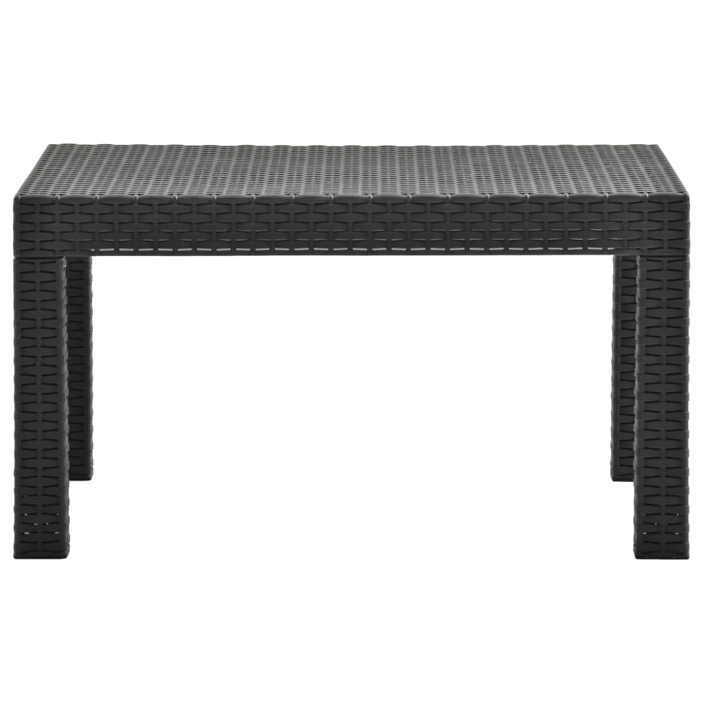 HKH Mesa de Jardim 58x58x41 Cm Vime Pp - Antracite