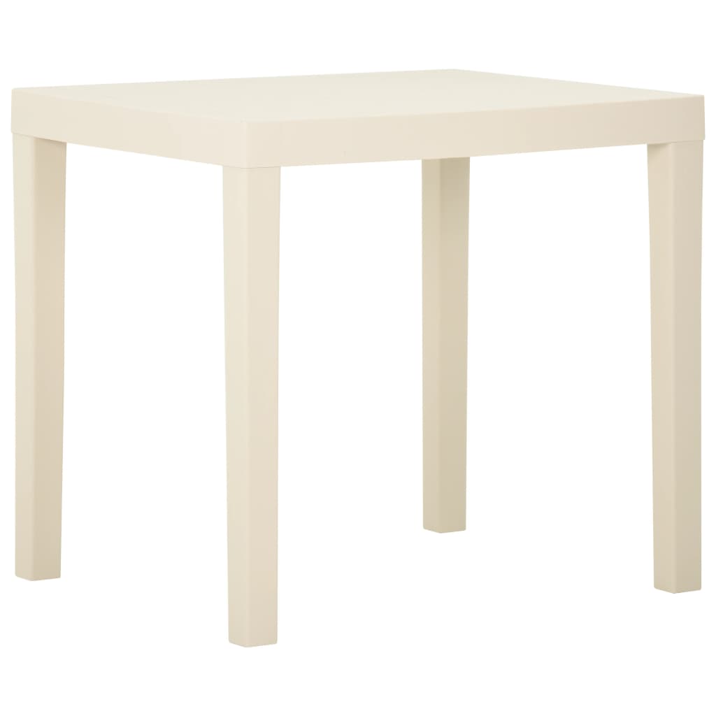 HKH Mesa de Jardim 79x65x72 Cm Plástico - Branco