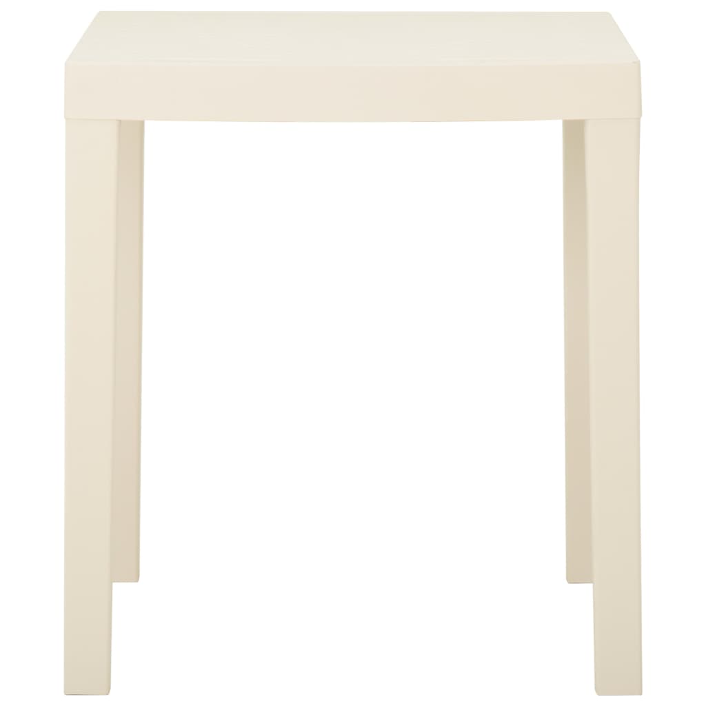 HKH Mesa de Jardim 79x65x72 Cm Plástico - Branco