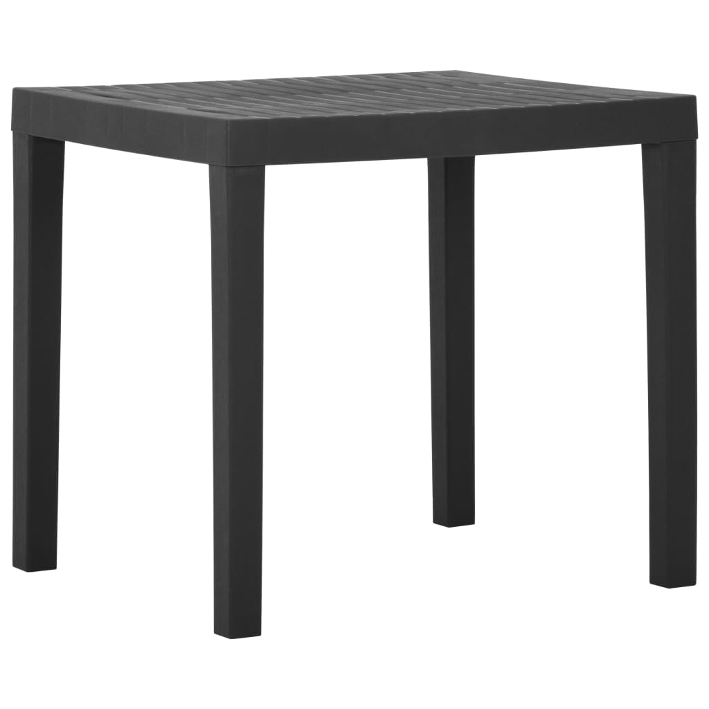 HKH Mesa de Jardim 79x65x72 Cm Plástico - Cinzento
