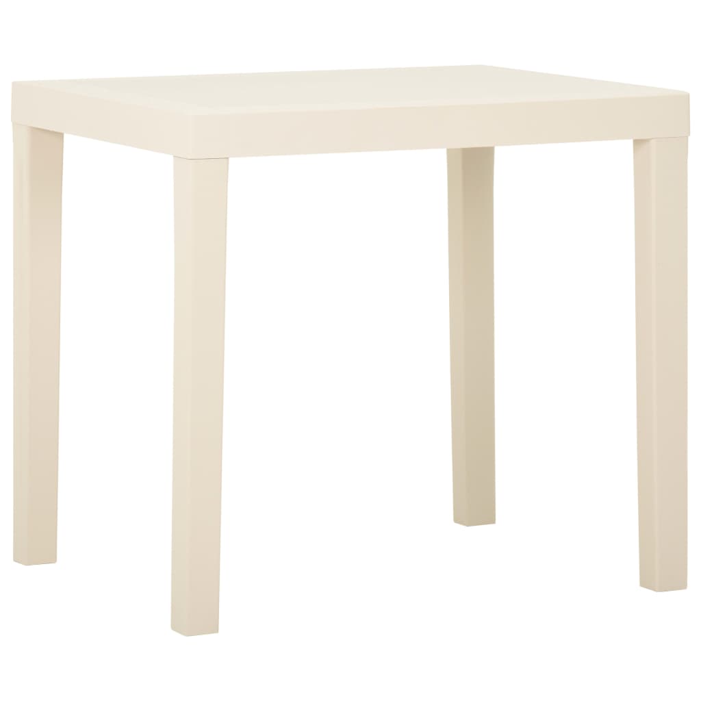 HKH Mesa de Jardim 79x65x72 Cm Plástico - Branco