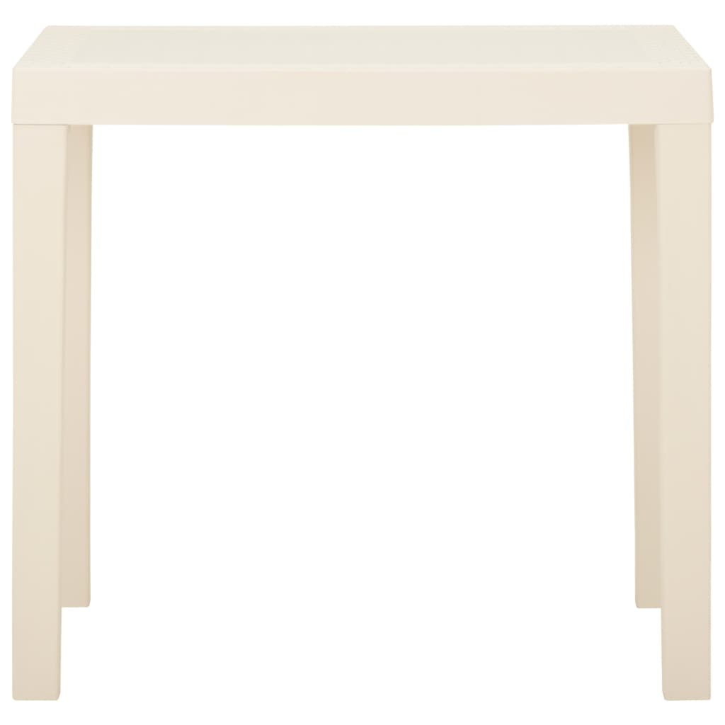 HKH Mesa de Jardim 79x65x72 Cm Plástico - Branco