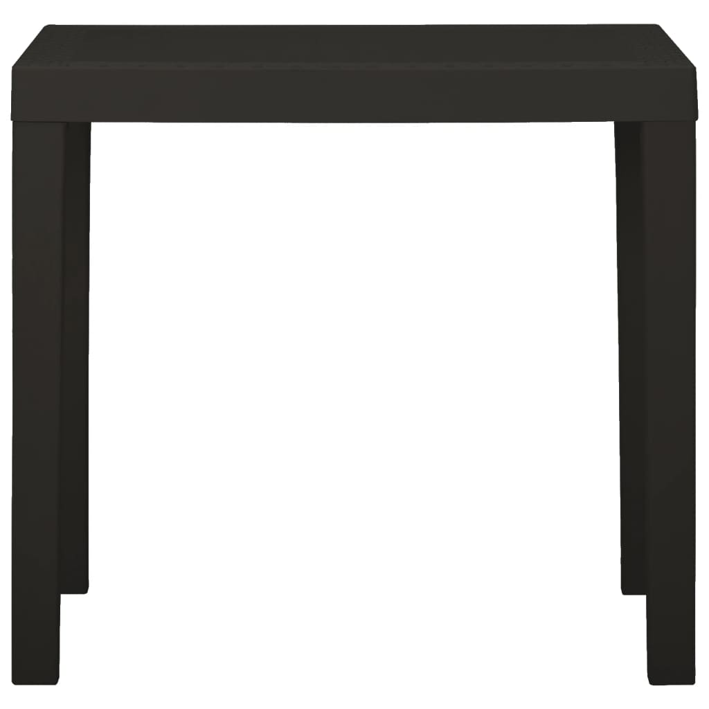 HKH Mesa de Jardim 79x65x72 Cm Plástico - Antracite