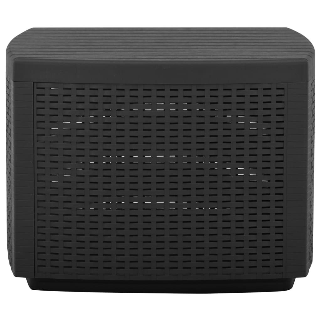 HKH Mesa de Jardim 53x53x40 Cm Plástico - Cinzento