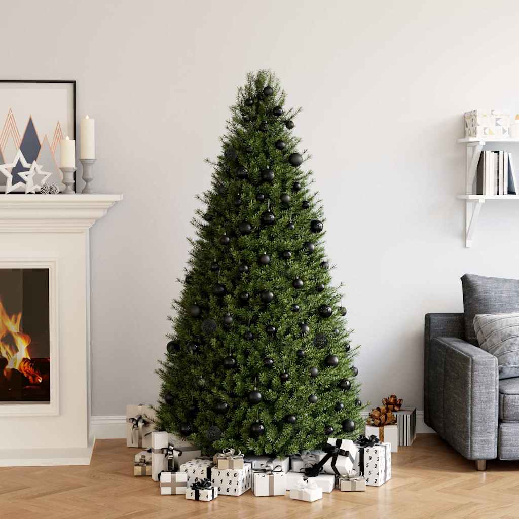 HKH Conjunto de 100 Bolas de Natal - Preto