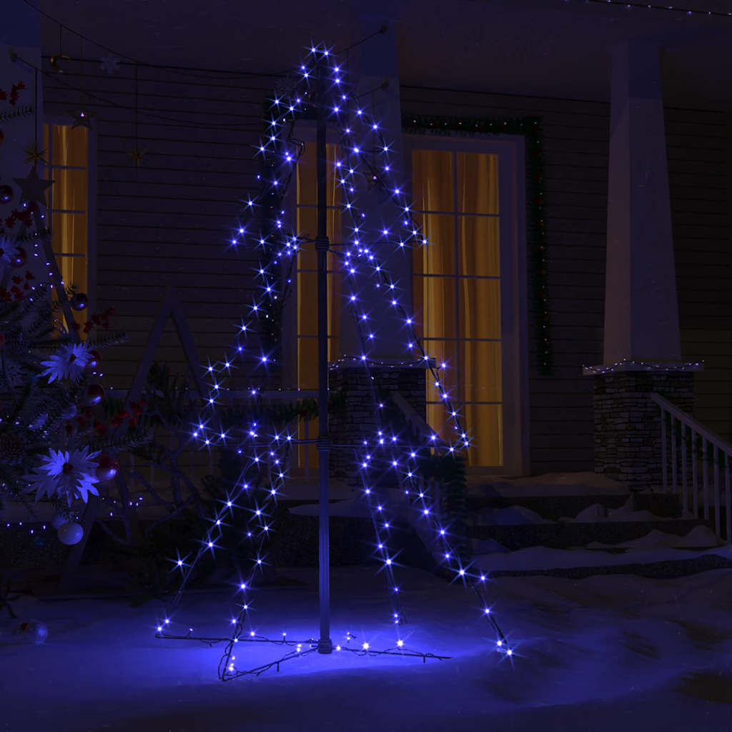 HKH Árvore de Natal em Cone com 160 Leds Interior e Exterior