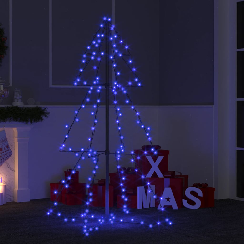 HKH Árvore de Natal em Cone com 160 Leds Interior e Exterior