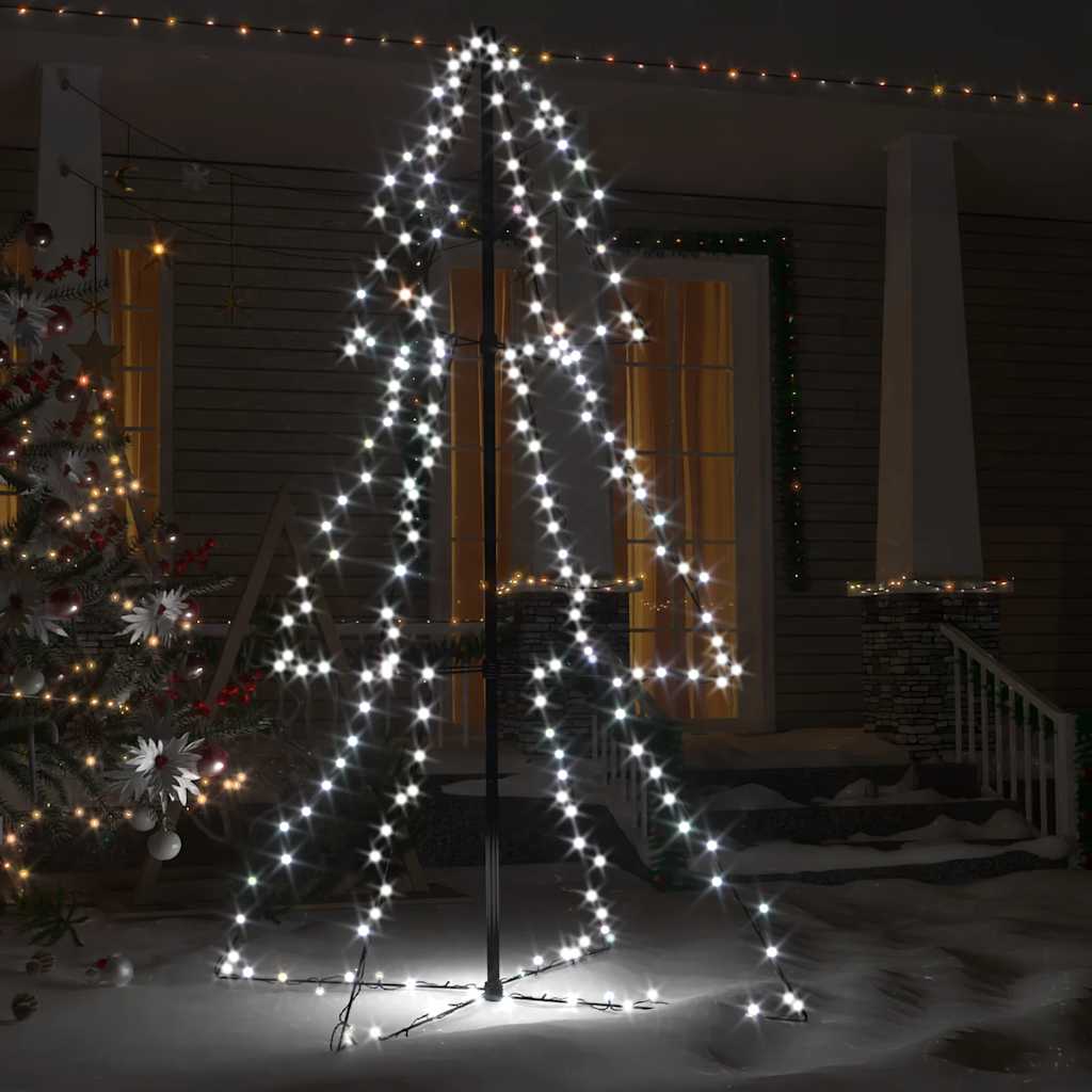 HKH Árvore de Natal em Cone com 200 Leds Interior e Exterior