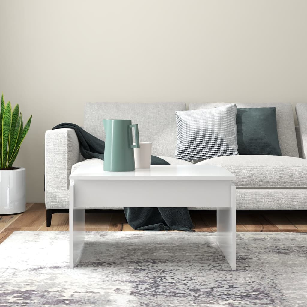 HKH Mesa de Centro em Derivados de em Madeira - Branco