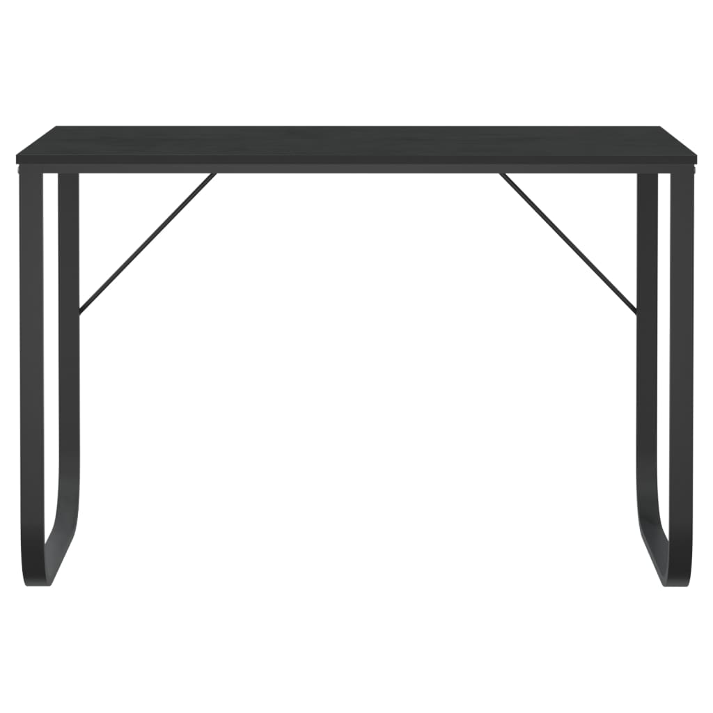 HKH Secretária de Computador Contraplacado - Preto