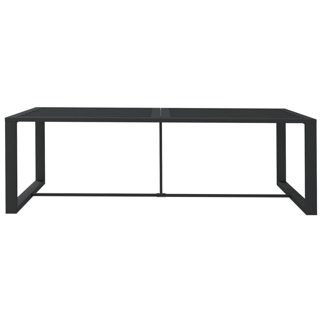 HKH Mesa de Jantar de Exterior 120x60x66 Cm Alumínio - Antracite