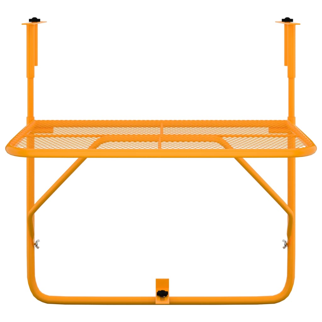 HKH Mesa para Varanda 60x40 Cm Aço - Amarelo