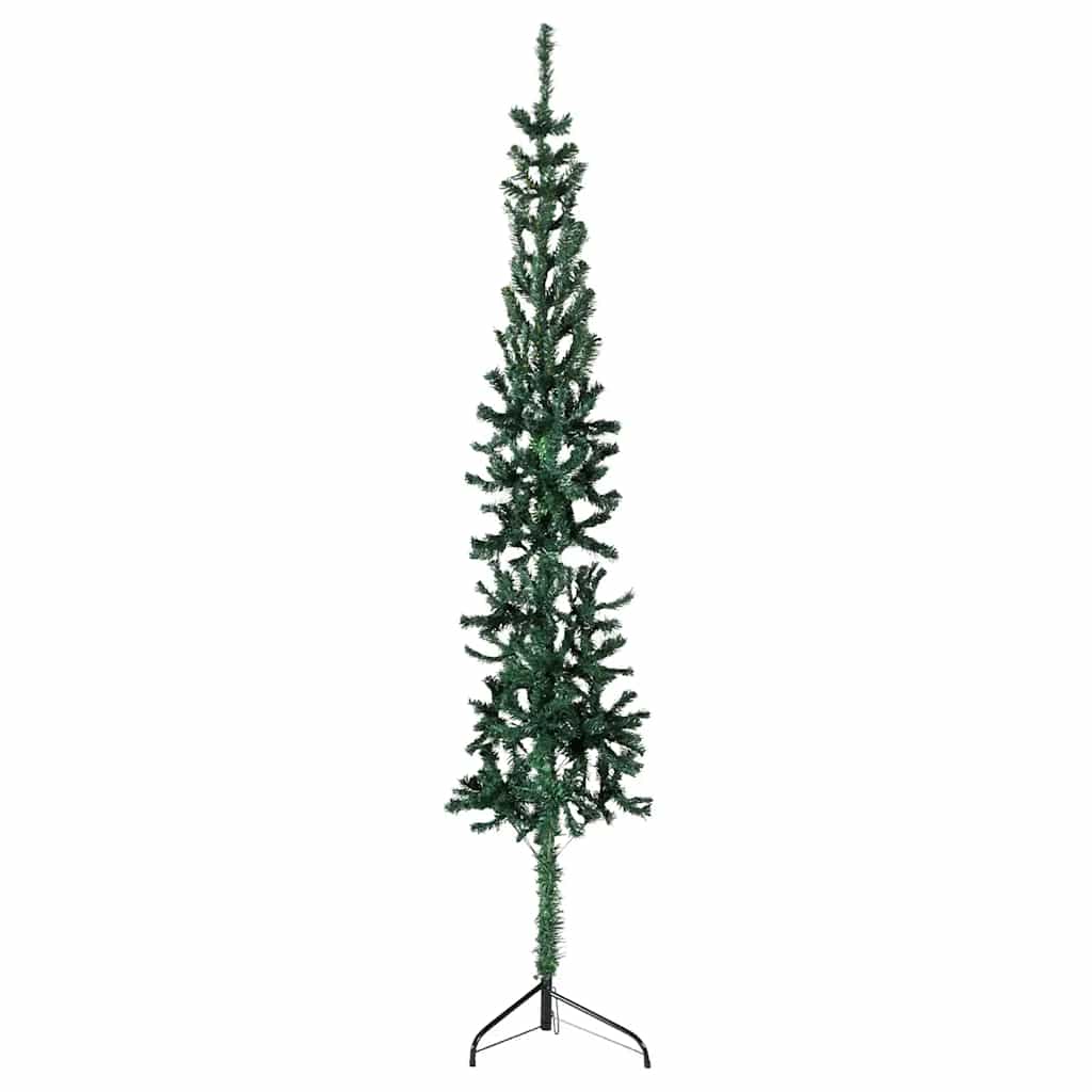 HKH Meia Árvore de Natal Fina com Suporte - Verde