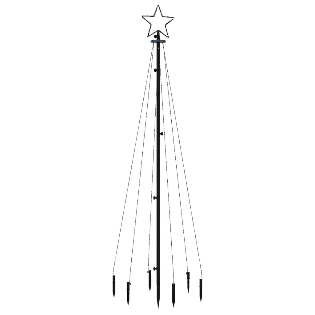 HKH Árvore de Natal com Espeto 108 Luzes LED - Branco Quente