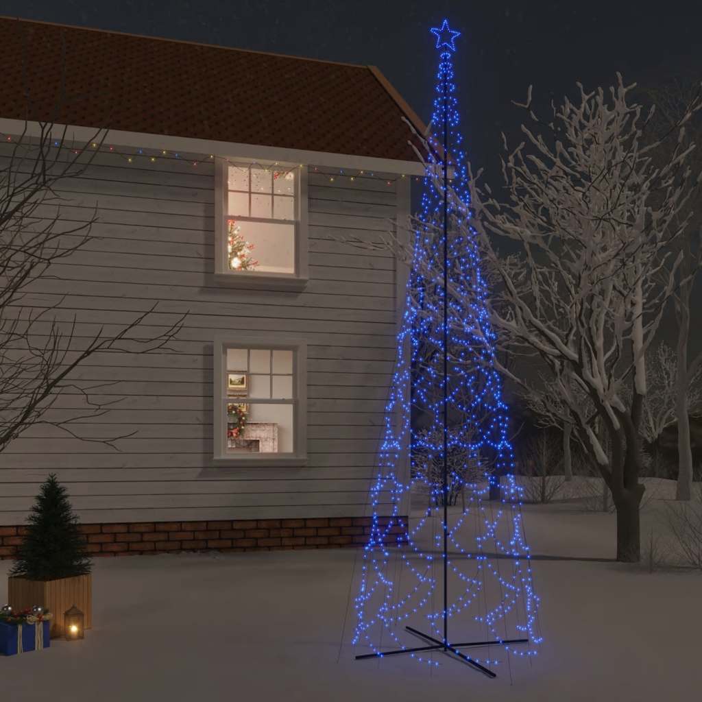 HKH Árvore de Natal em Cone com 3000 Luzes LED - Azul