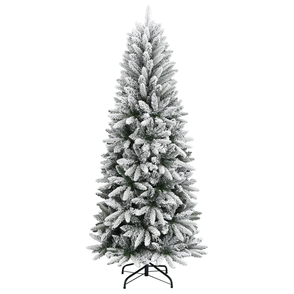 HKH Árvore de Natal Artificial com Neve & PE em PVC