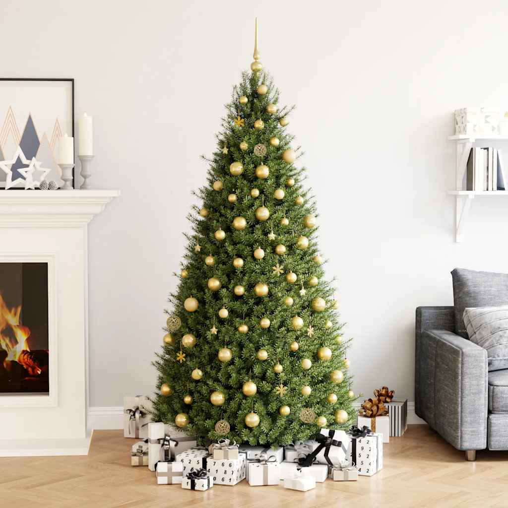 HKH Conjunto de 111 Enfeites de Natal em Poliestireno - Dourado