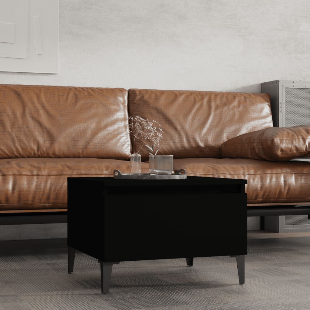 HKH Mesa de Apoio em Derivados de Madeira - Preto