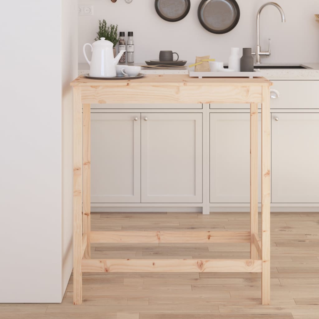 HKH Mesa de Bar em Pinho Maciço