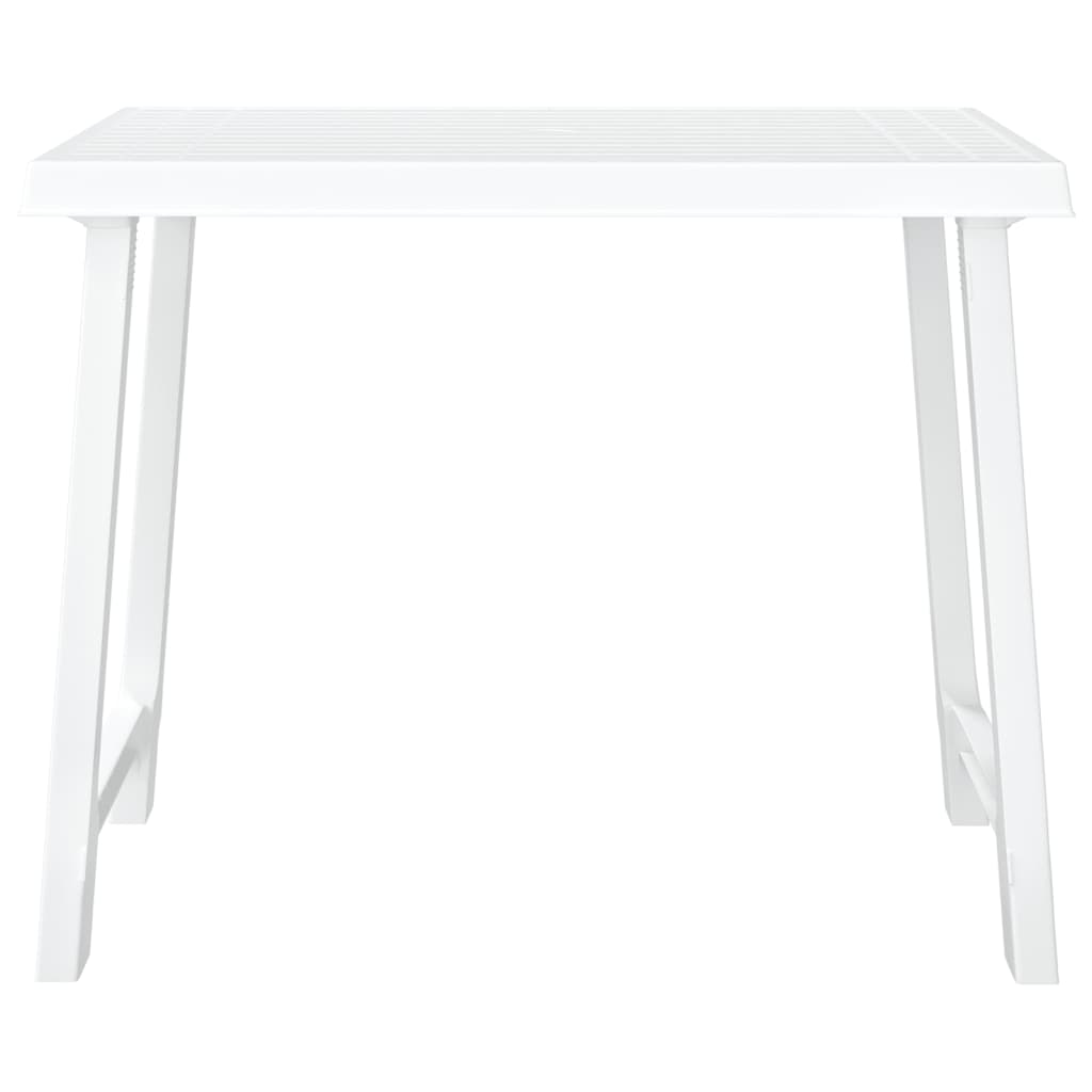 HKH Mesa de Campismo 79x56x64 Cm Pp Aspeto Madeira - Branco