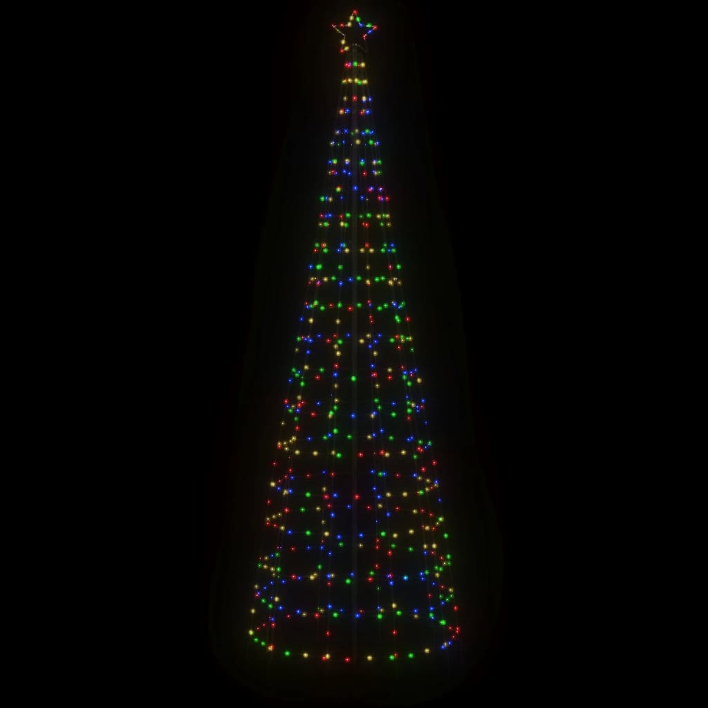 HKH Árvore de Natal LED com Spikes e 570 Leds Coloridos