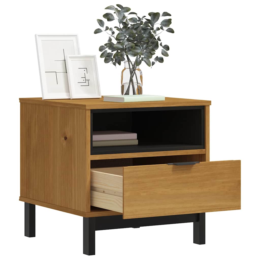 HKH Mesa de Apoio Flam em Pinho Maciço