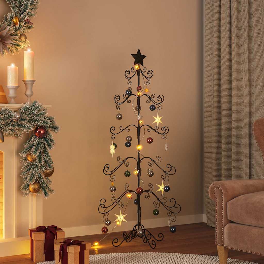 HKH Árvore de Natal para Decoração em Metal PReto