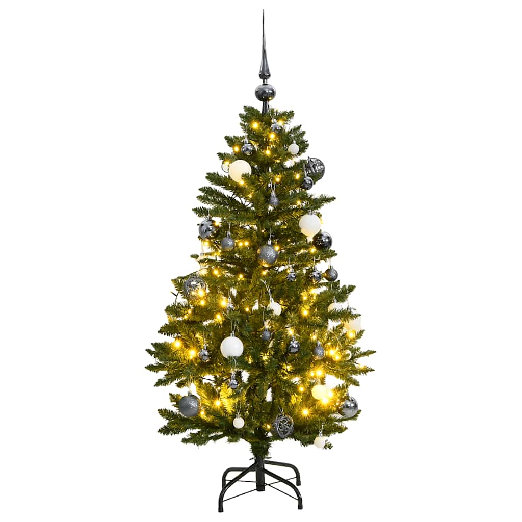 HKH Árvore Natal Artificial Articulada com 150 Luzes Led + bolas