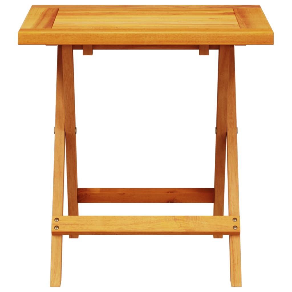 HKH Mesa de Apoio para Jardim 40x40x40 Cm Madeira de Acácia Maciça - Marrom