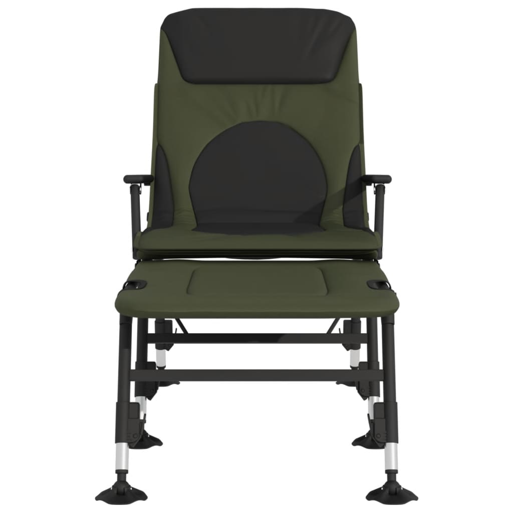 HKH Espreguiçadeira De Pesca C/ Pernas Ajustáveis Dobrável - Verde