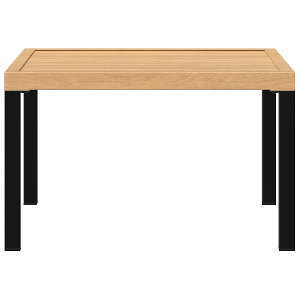 HKH Mesa de Centro para Jardim 65x65x40 Cm Alumínio - Preto