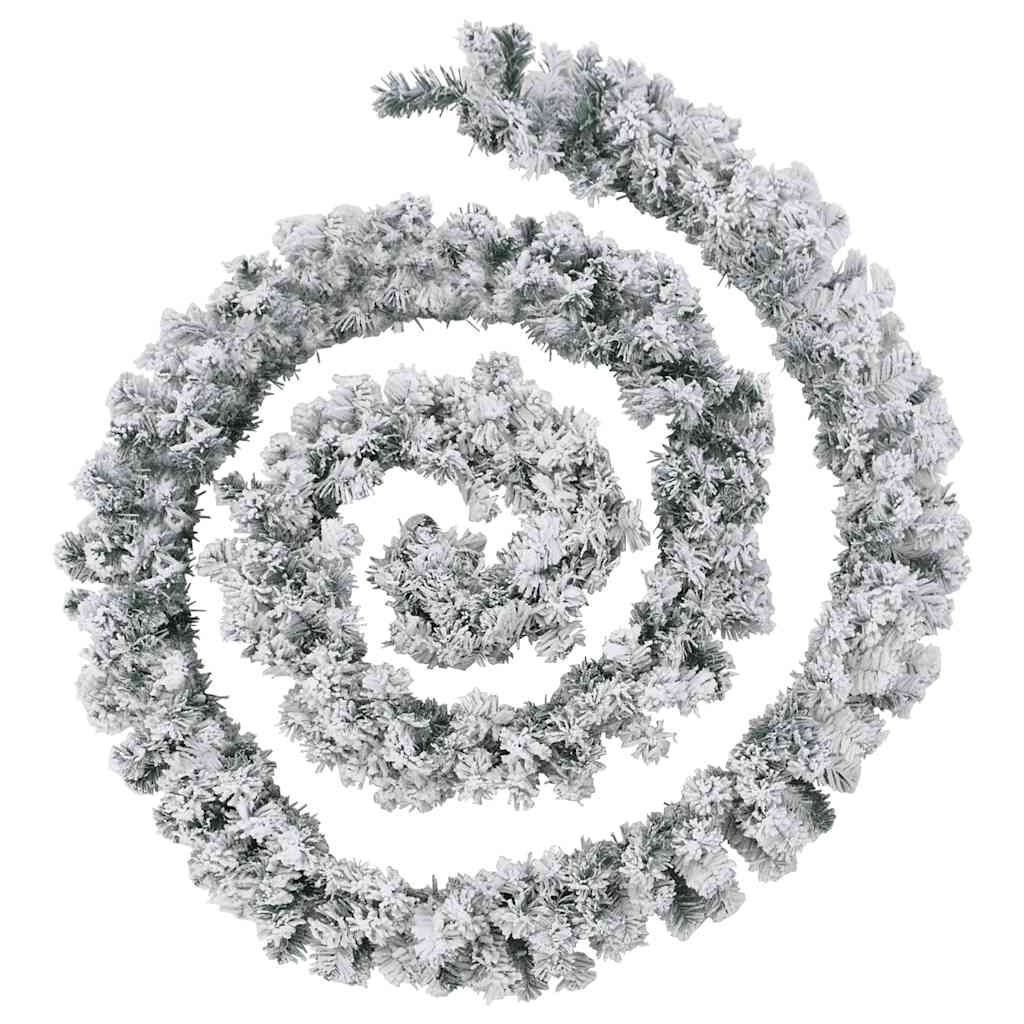 HKH Guirlanda de Natal com Luzes LED Verde em PVC