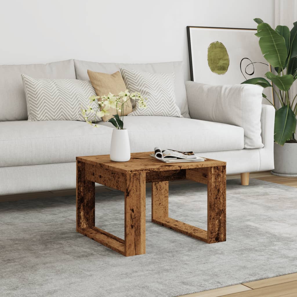 HKH Mesa de Apoio em Derivados de em Madeira em Madeira Velha