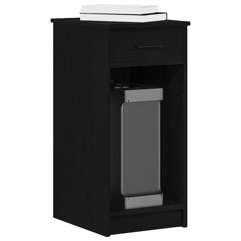 HKH Suporte Torre de Computador com Gaveta - Preto