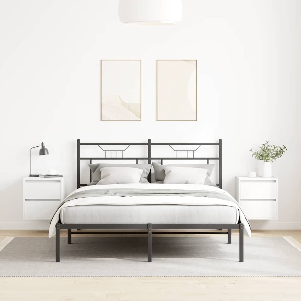 HKH Conjunto de 2 Mesas de Cabeceira de Parede - Branco