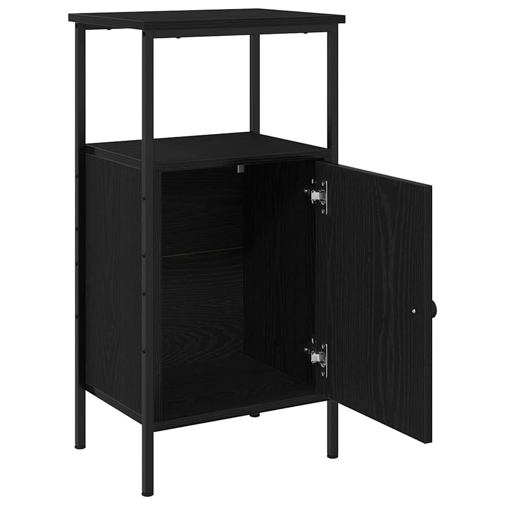 HKH Conjunto de 2 Mesas de Cabeceira - Carvalho Preto