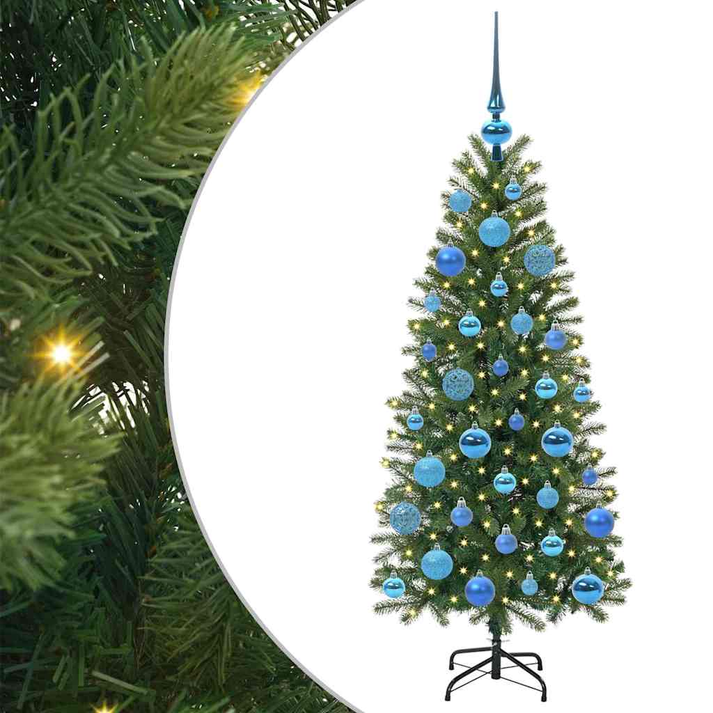HKH Árvore de Natal Artificial com 150 Leds Verde em PE e PVC