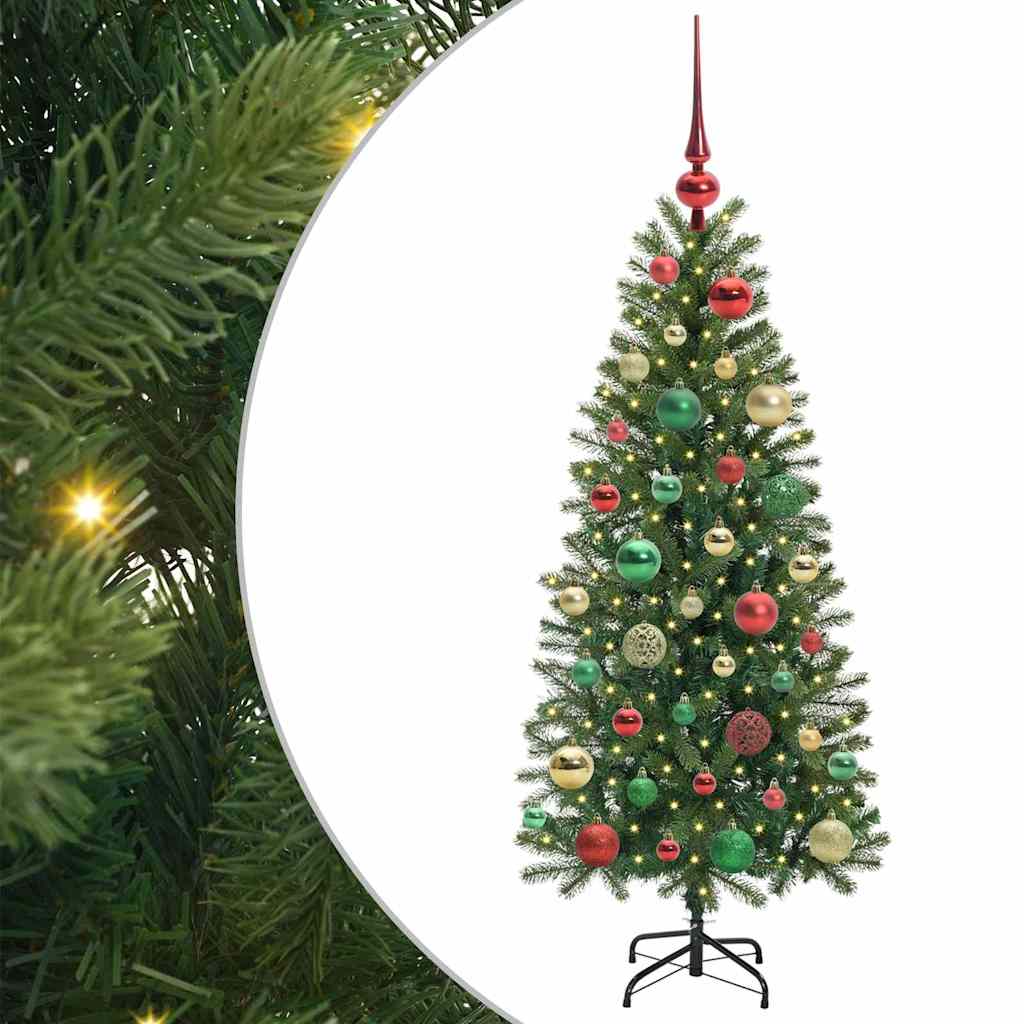 HKH Árvore de Natal Artificial com 150 Leds Verde em PE e PVC