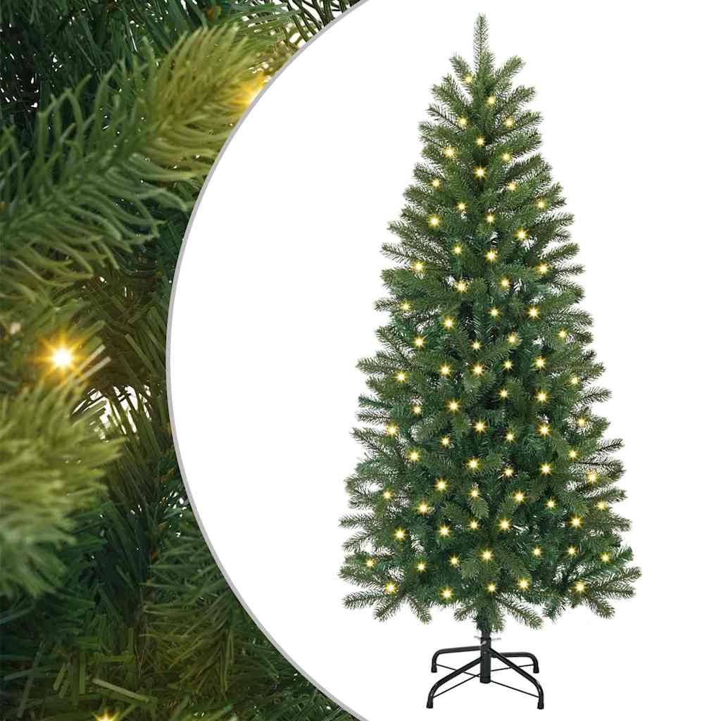 HKH Árvore de Natal Artificial com 150 Leds Verde em PE e PVC
