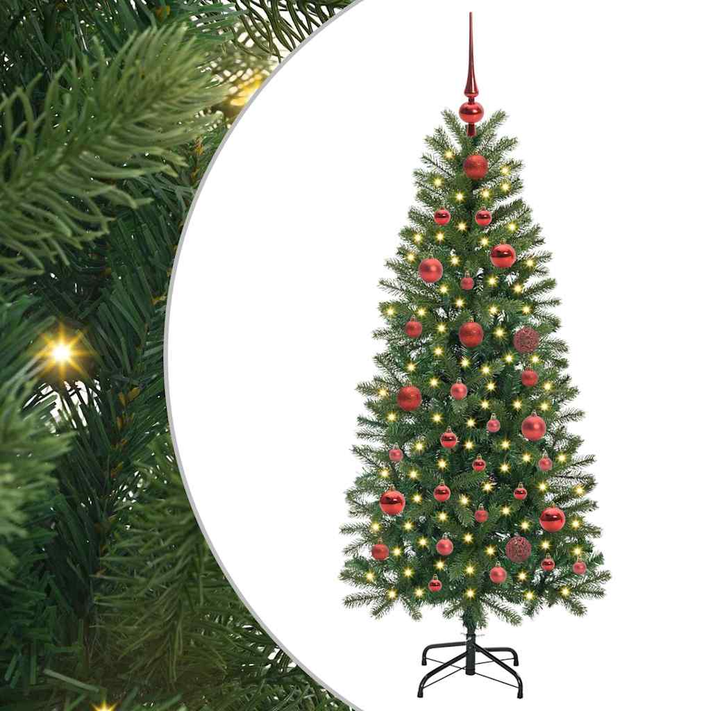 HKH Árvore de Natal Artificial com 150 Leds Verde em PE e PVC