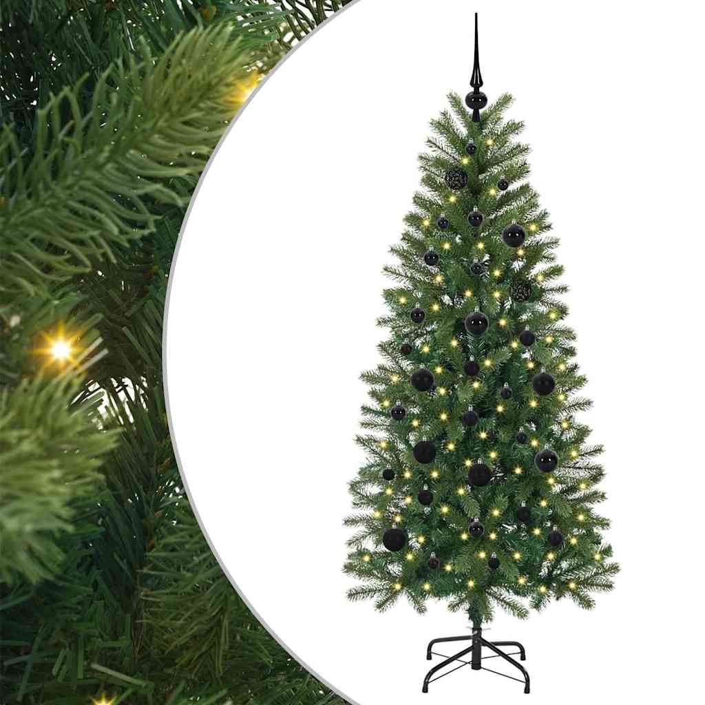 HKH Árvore de Natal Artificial com 150 Leds Verde em PE e PVC